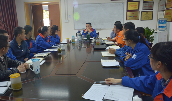 Mr. Lu Gang, The Newly Appointed Plant Manager of Ulupure's Production Center, Chaired the First Quarter Summary Meeting of the Production System