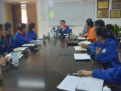 Mr. Lu Gang, The Newly Appointed Plant Manager of Ulupure's Production Center, Chaired the First Quarter Summary Meeting of the Production System