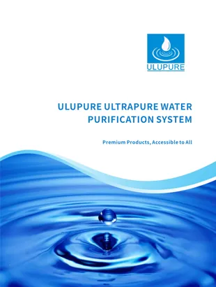 ULUPURE Water Purification Products Catalog